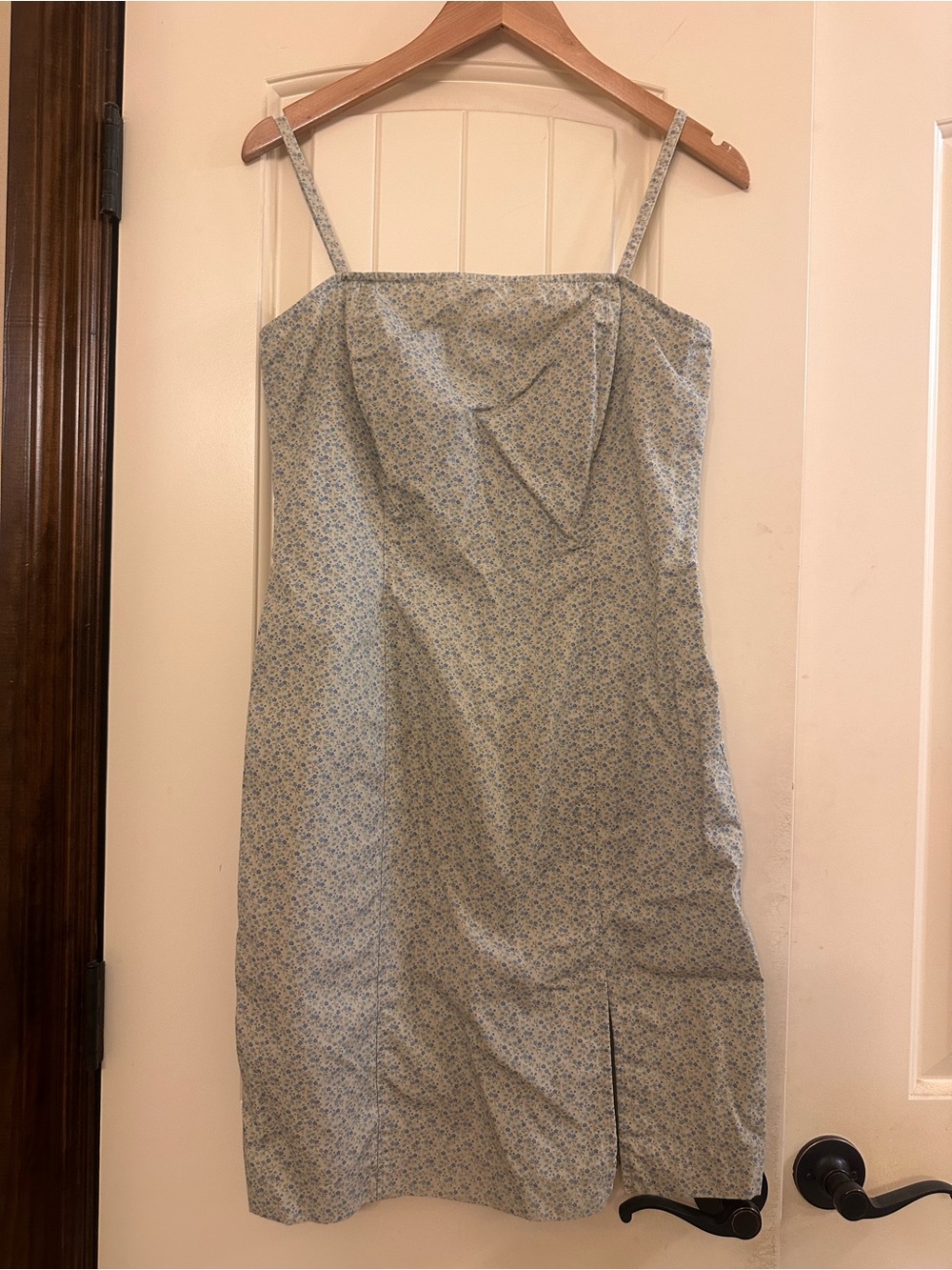 Vintage Gap Light Blue Floral Spaghetti Strap Sundress